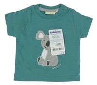 Zelené tričko s koalou Jojo Maman Bebé