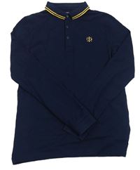 Tmavomodré polo triko M&S