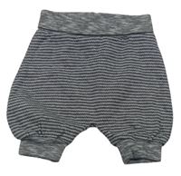 Tmavomodro-bílé pruhované baggy tepláky Topomini