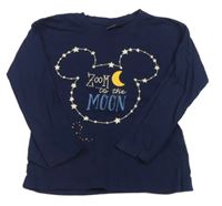 Tmavomodré triko s Mickeym Disney