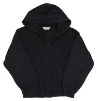 Černá propínací mikina s kapucí H&M