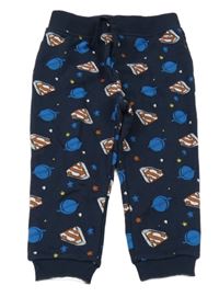 Tmavomodré tepláky s vesmírem - Superman Primark