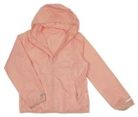 Světlerůžová šusťáková funkční jarní bunda s kapucí Crivit