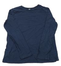 Tmavomodré triko H&M