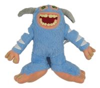 Světlemodrý plyšák - příšerka 