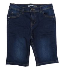 Tmavomodré riflové skinny kraťasy Denim Co.