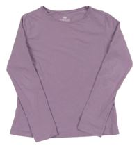 Lila triko H&M