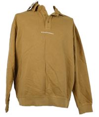 Nové - Pánská béžová mikina s límečkem Zara 