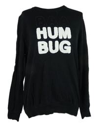 Dámský černý svetr s nápisem M&S