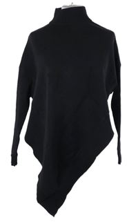 Dámský černý svetr s cípem a stojáčkem River Island 