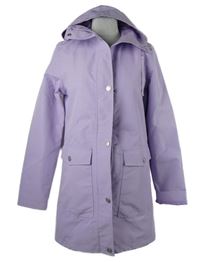 Dámský lila šusťákový kabát s kapucí Esmara 