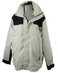 Pánská smetanovo-černá šusťáková outdoorová jarní bunda 