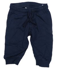 Tmavomodré tepláky H&M