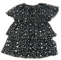 Antracitové tylové šaty s hvězdami M&S