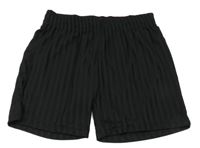 Černé sportovní pruhované kraťasy F&F 