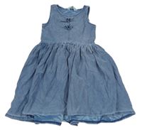 Modré šaty riflového vzhledu H&M