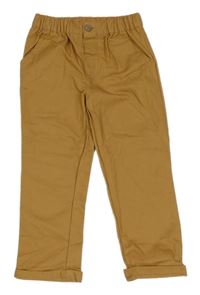 Hořčicové chino kalhoty Brooklyn boys