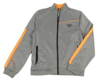 Šedá sportovní propínací mikina