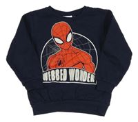 Tmavomodrá mikina se Spidermanem Marvel