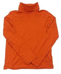 Oranžové triko s rolákem Alive