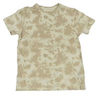 Smetanovo-béžové vzorované tričko Primark