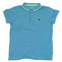 Světlemodré polo tričko s ananasem Matalan