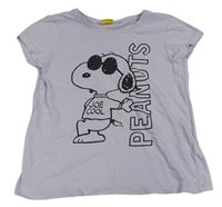Levandulové tričko se Snoopym 