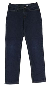 Tmavomodré slim fit rifle zn. H&M