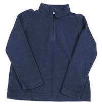 Tmavomodrá funkční fleecová mikina Tog24