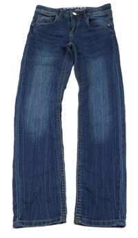 Tmavomodré teplákové slim rifle Chapter Young