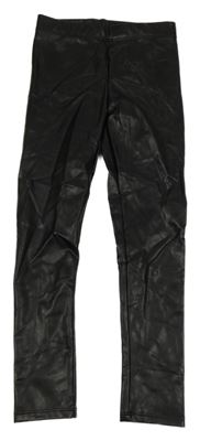 Černé potažené legíny H&M