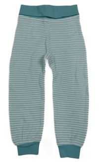 Světlemodro-bílé pruhované cuff tepláky s Bugs Bunnym 