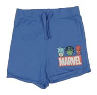 Modré bavlněné kraťasy s hrdiny Primark