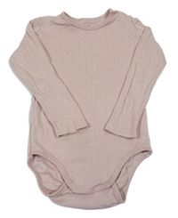 Světlerůžové vzorované body H&M
