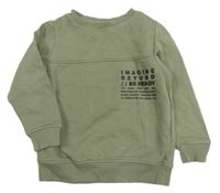 Khaki mikina s nápisy George