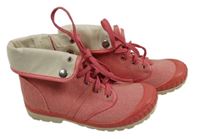 Růžovo-bílé melírované textilno/gumové kotníčkové tenisky alive vel. 31