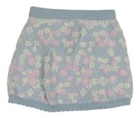 Světlemodrá sukně s kytičkami PRIMARK