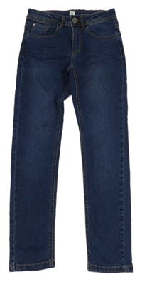 Tmavomodré skinny rifle YIGGA