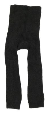 Tmavošedé melírované thermo punčocháče bez šlapiček alive