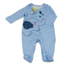 Nové - modrý overal se sloníkem SHEIN