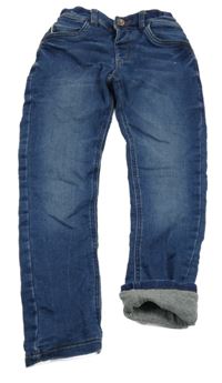 Modré teplákové podšité rifle C&A