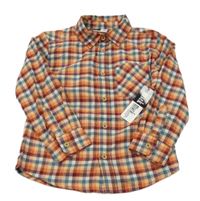 Nové - kostkovaná vzorovaná košile mick mack