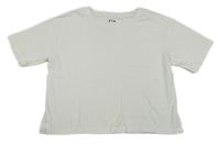 Bílé crop tričko C&A