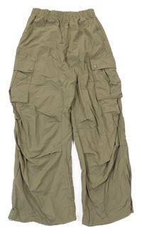 Khaki cargo šusťákové kalhoty Y.F.K.