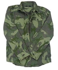 Khaki-šedá army riflová košile George