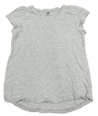 Šedé melírované tričko H&M