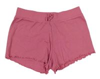 Starorůžové žebrované kraťasy Primark