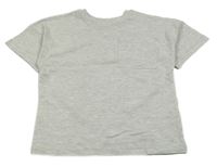 Šedé melírované tričko s kapsou George