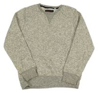 Šedá melírovaná mikina Next