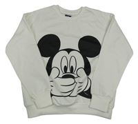 Smetanová mikina s Mickeym George